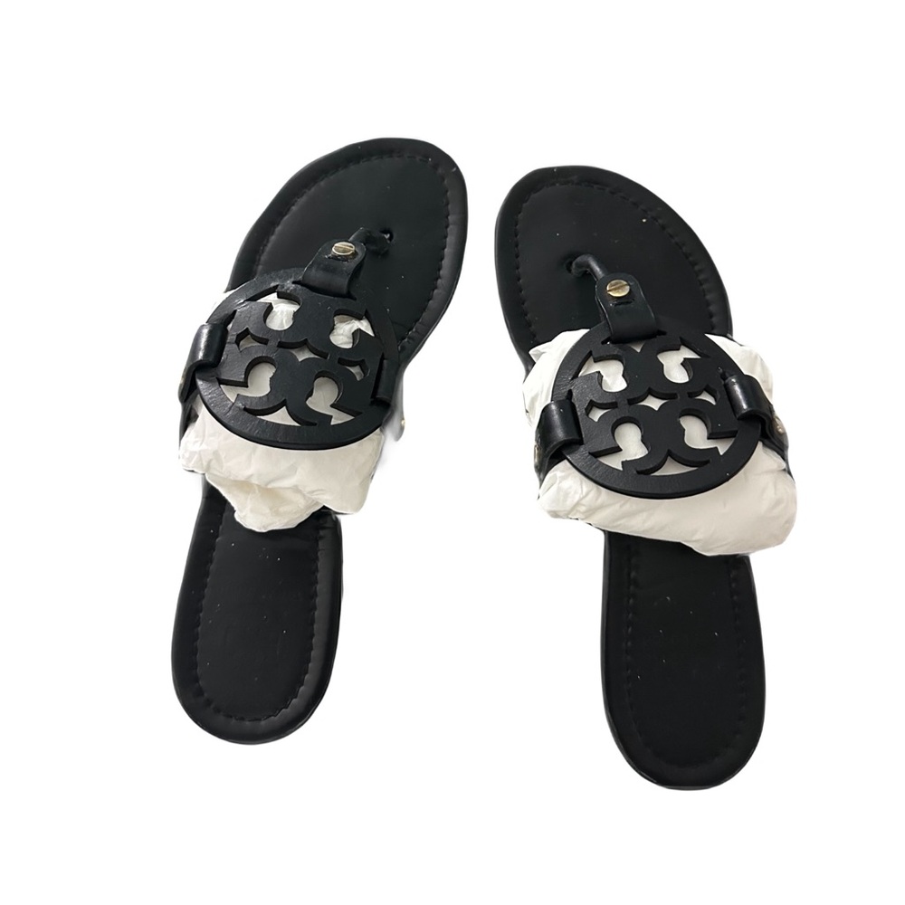 Black Tory Burch Miller Sandals